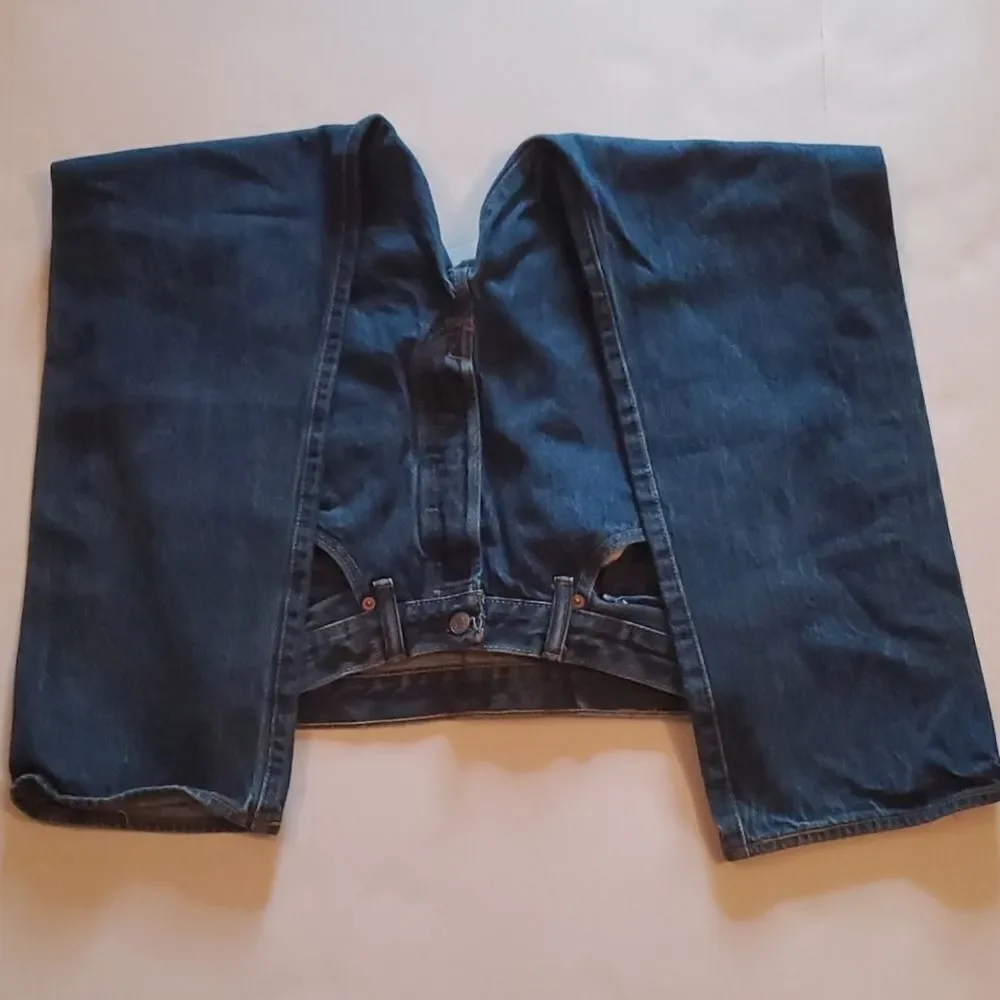 Levi's 501 Button Fly Denim Jeans 34 x 27